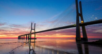 pontes icônicas de Portugal rede de transporte