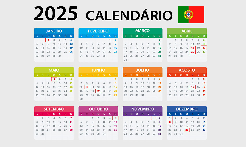 Feriados Nacionais em Portugal 2025