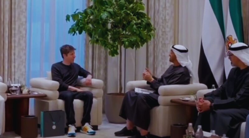 encontro sam altman presidente eau ia