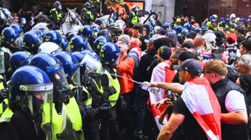 protestos anti imigracao londres