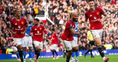 Man Utd terceira vitória consecutiva