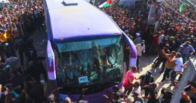 Prisioneiros palestinos libertados