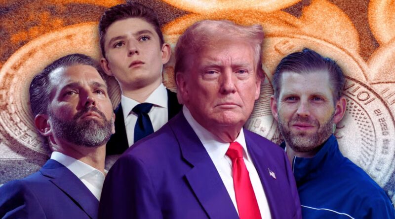 família Trump criptomoedas