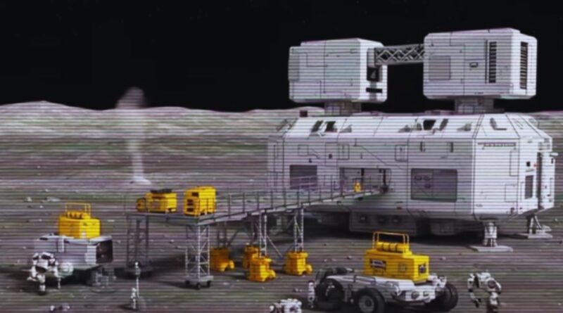 habitats lunares de vidro