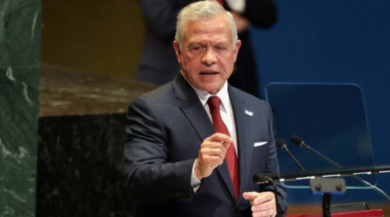 rei da Jordânia Gaza