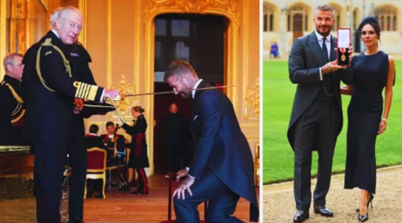 David beckham cavaleiro