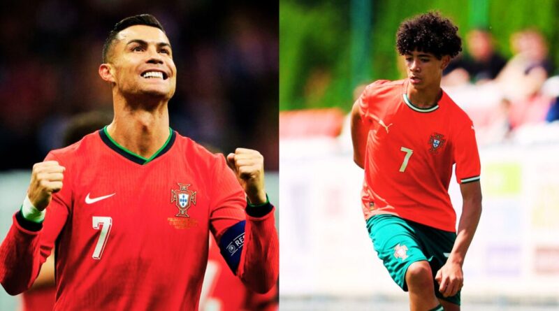 cristiano jr primeiro golo portugal sub-16