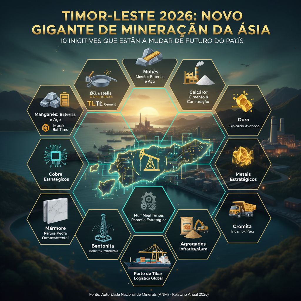 Mineração e Suprimento de Minerais Críticos em Timor-Leste