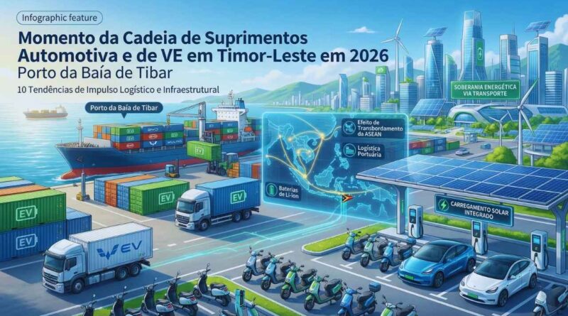 cadeia de suprimentos de veículos elétricos automotivos em Timor-Leste