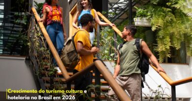 Crescimento do turismo cultura e hotelaria no Brasil em 2026