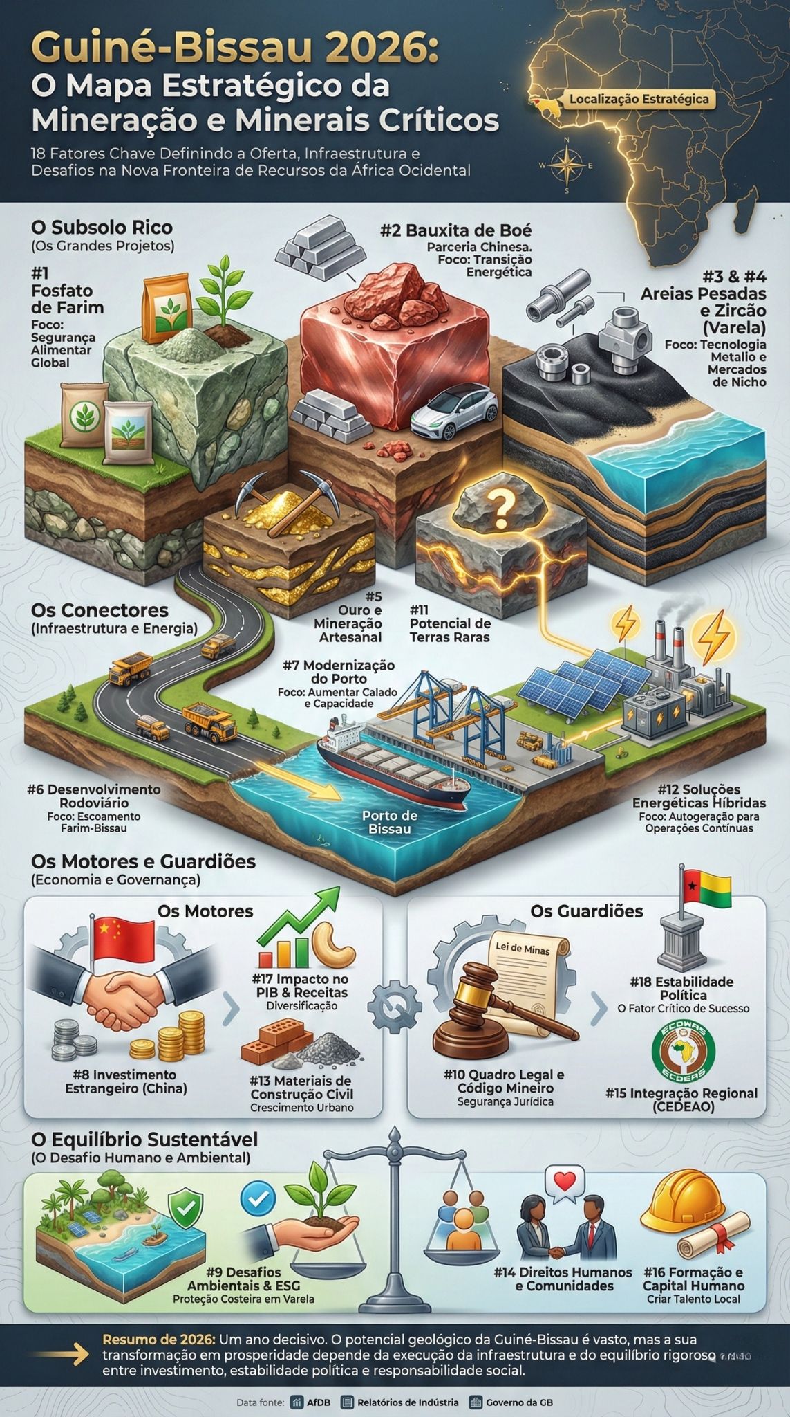 mineração minerais críticos guine bissau