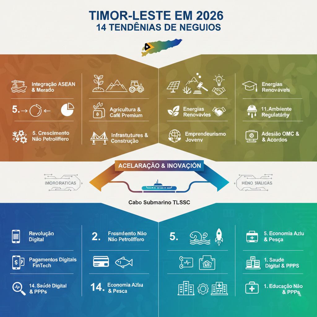 tendências de negócio Timor Leste
