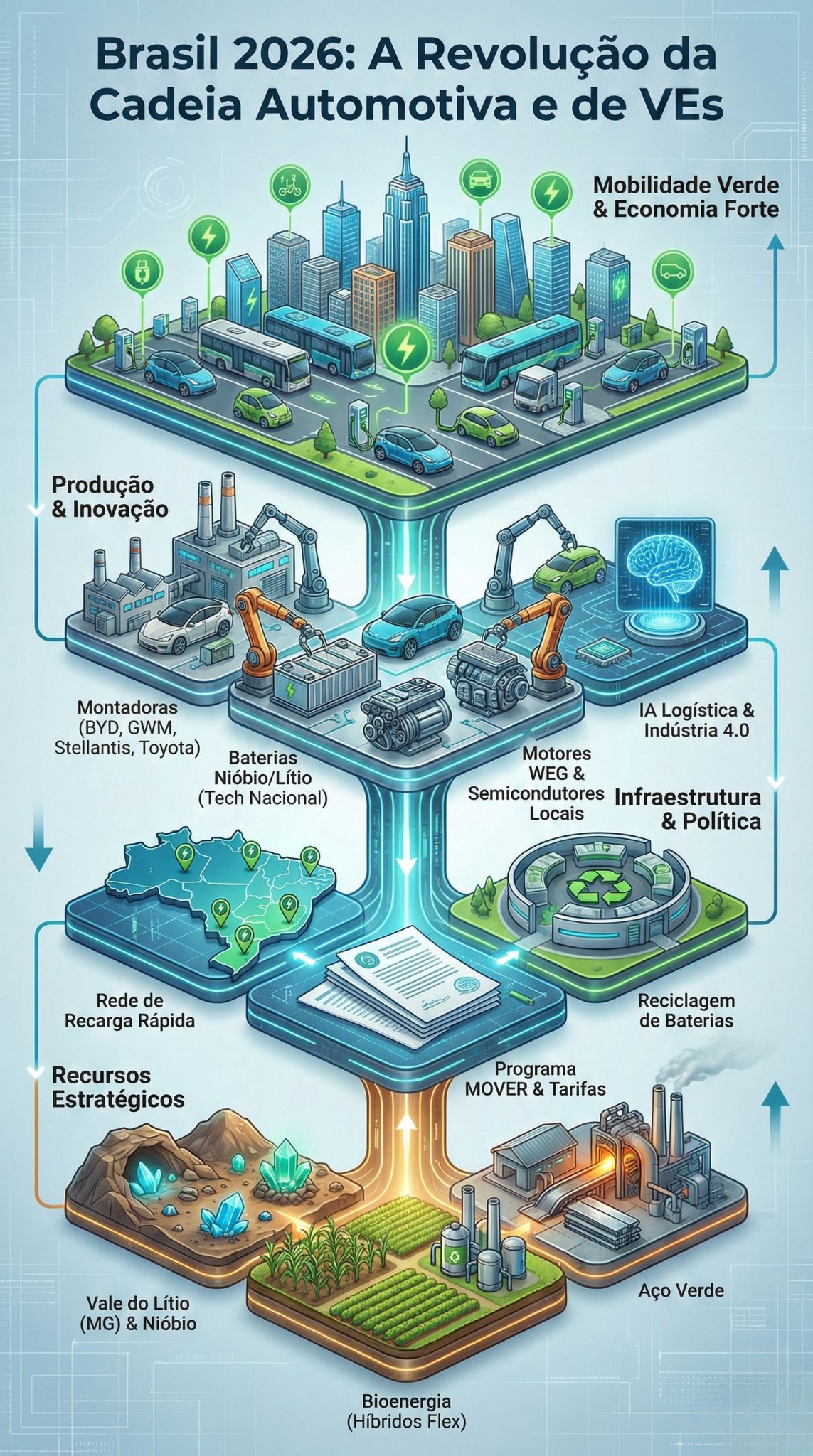 cadeia de fornecimento automóvel ev brasil
