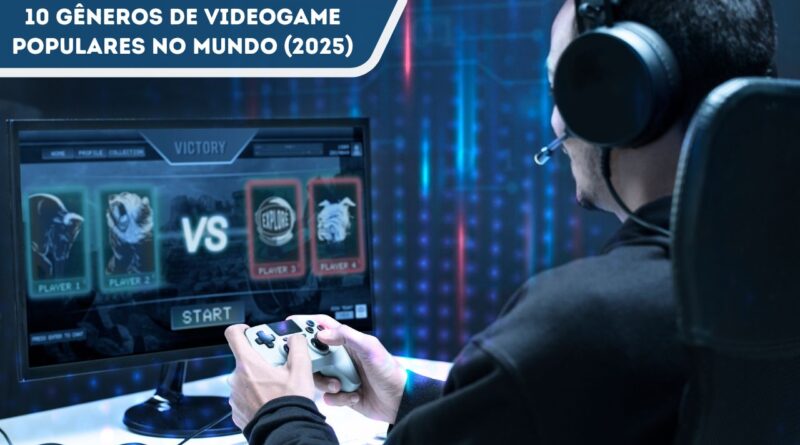 gêneros de videogame populares