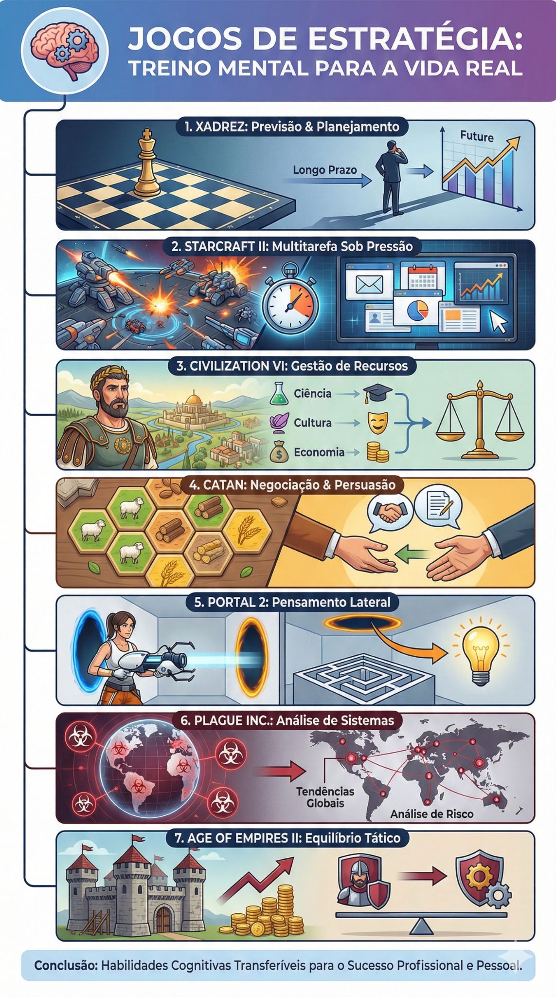 Jogos de Estratégia Que Ensinam Habilidades Reais