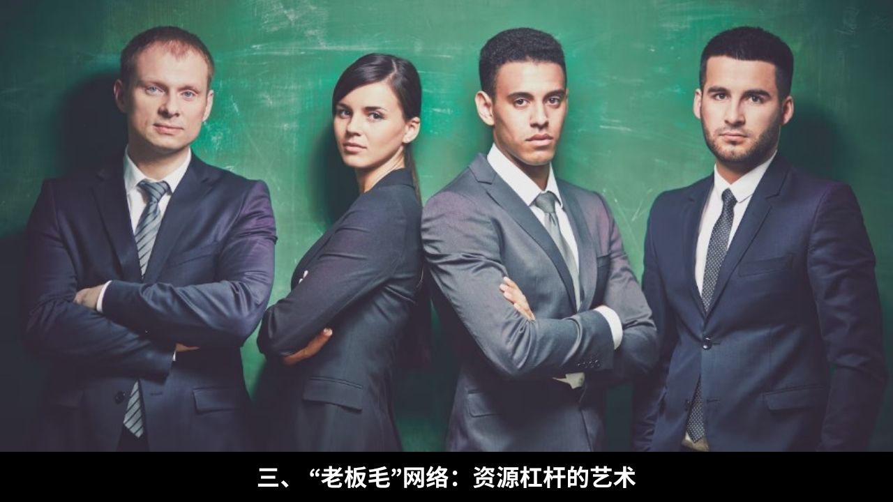 三、 “老板毛”网络：资源杠杆的艺术 