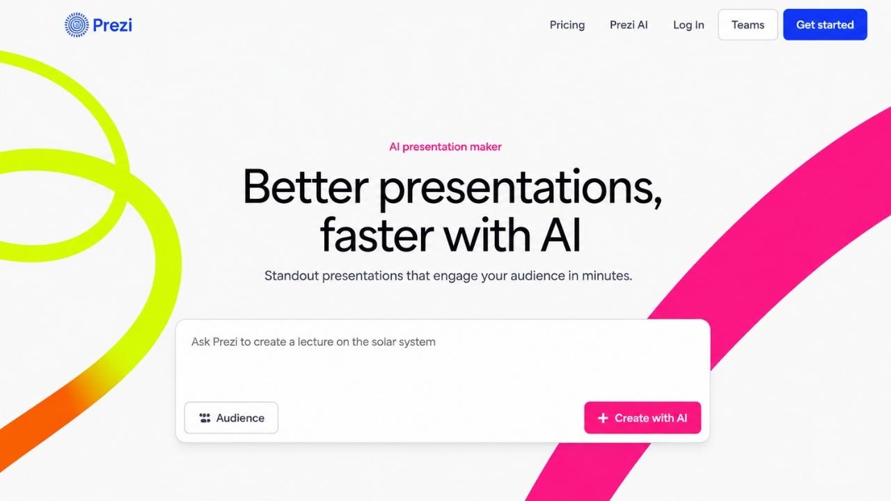 Para Apresentações Não Lineares: Prezi