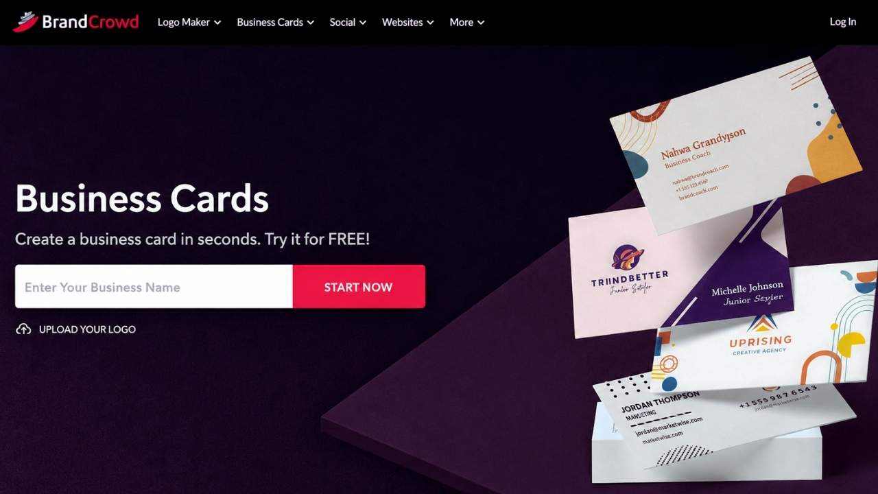 Para Empreendedores Que Querem Slides Bonitos: BrandCrowd