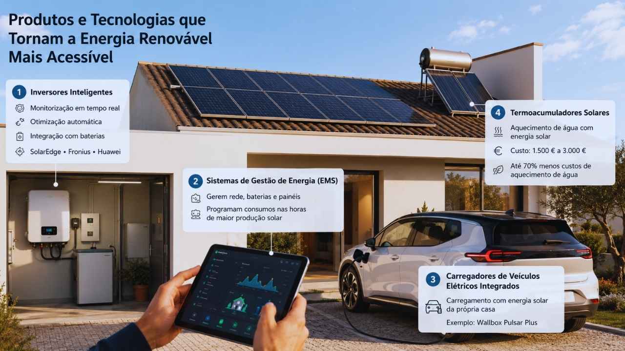 Produtos e Tecnologias que Tornam a Energia Renovável Mais Acessível