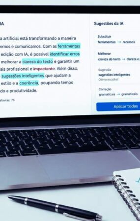 ferramentas de revisão e edição com IA