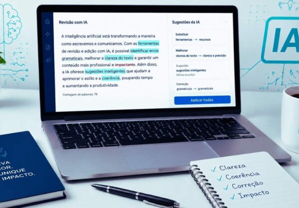 ferramentas de revisão e edição com IA