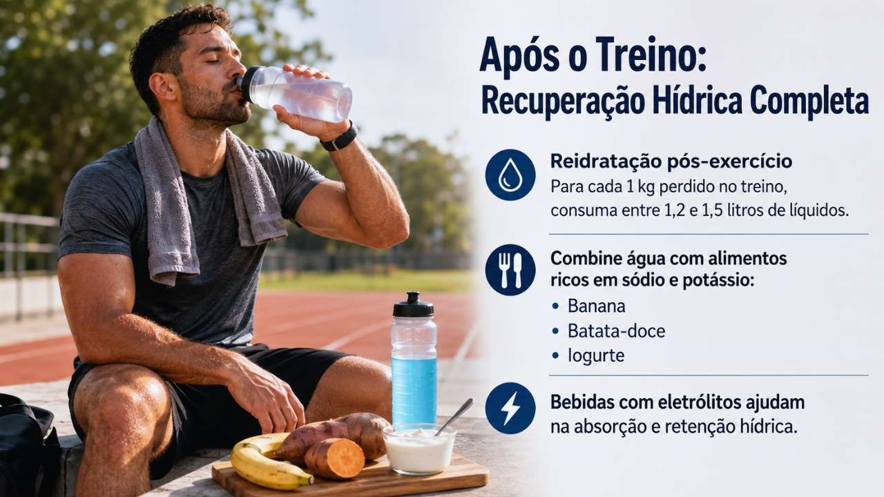 Após o Treino: Recuperação Hídrica Completa