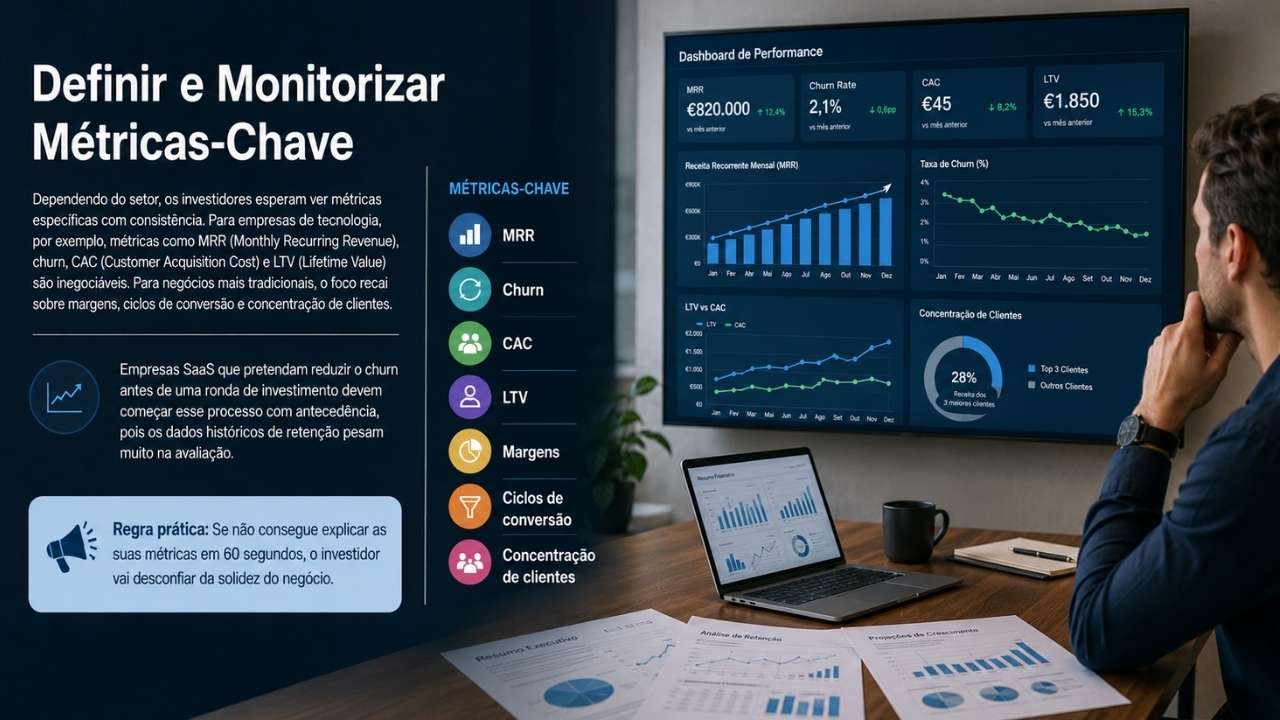 Definir e Monitorizar Métricas-Chave