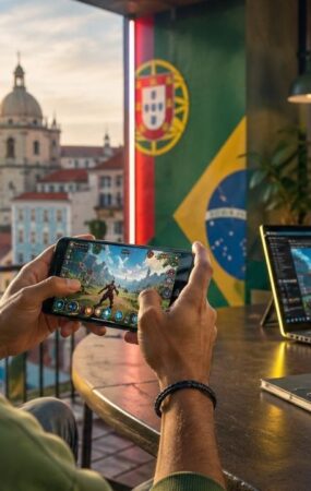 mercado de jogos mobile em Portugal e Brasil