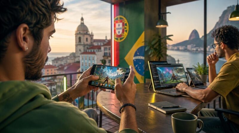 mercado de jogos mobile em Portugal e Brasil