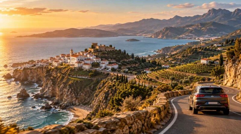 viagem de carro Portugal e Espanha