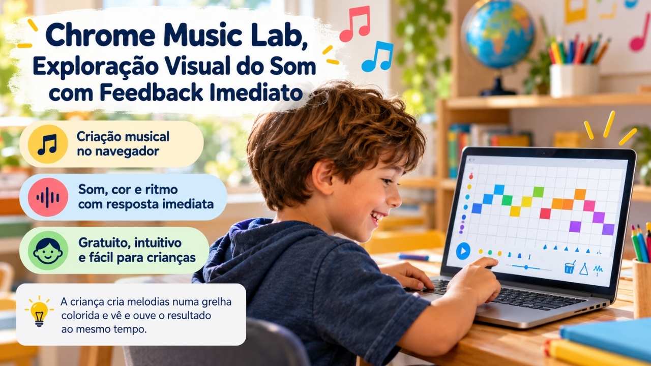 Chrome Music Lab, Exploração Visual do Som com Feedback Imediato