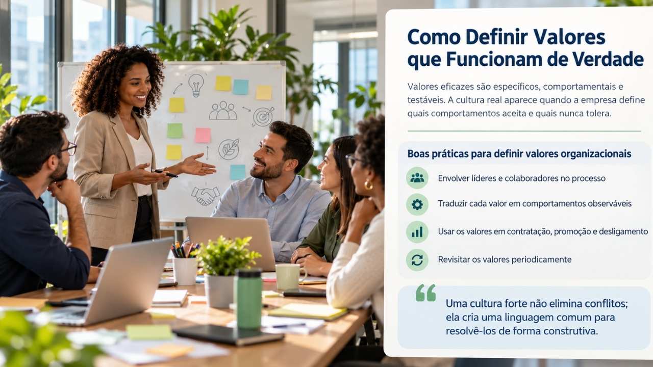 Como Definir Valores que Funcionam de Verdade