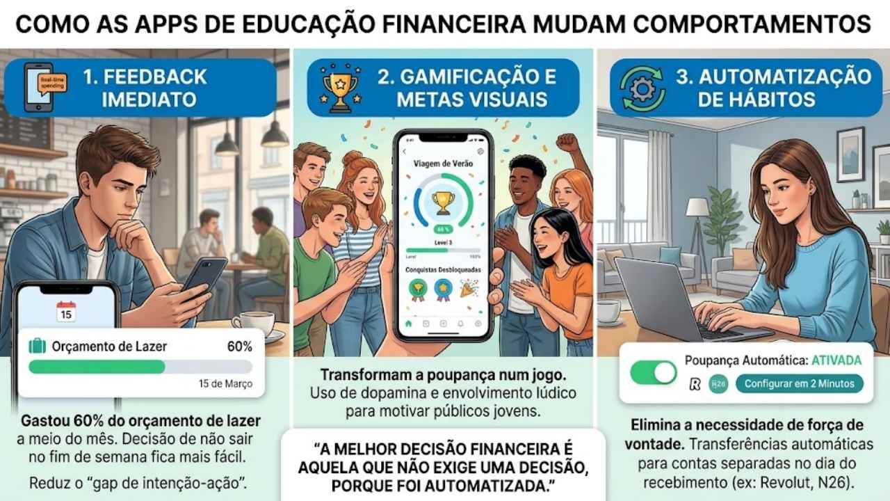 Como as Apps de Educação Financeira para Jovens Mudam Comportamentos Reais