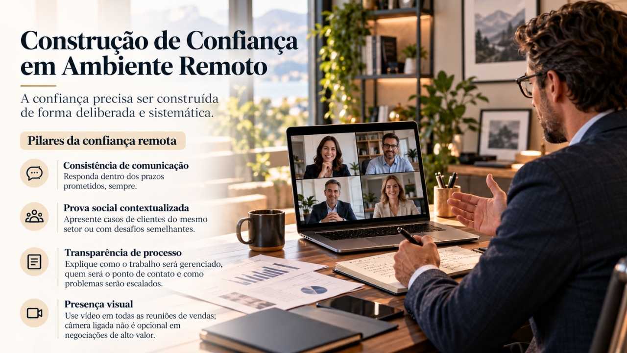 Construção de Confiança em Ambiente Remoto