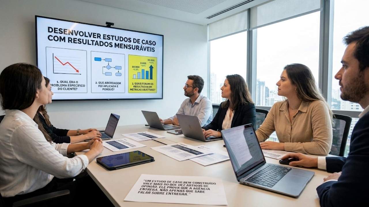 Desenvolver Estudos de Caso com Resultados Mensuráveis