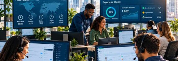 Suporte ao cliente SaaS B2B