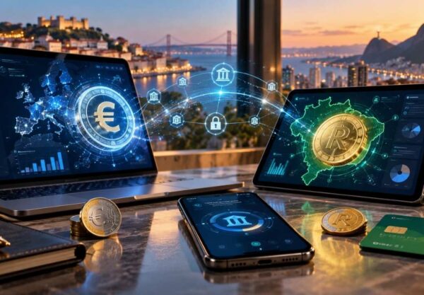 euro digital e Drex