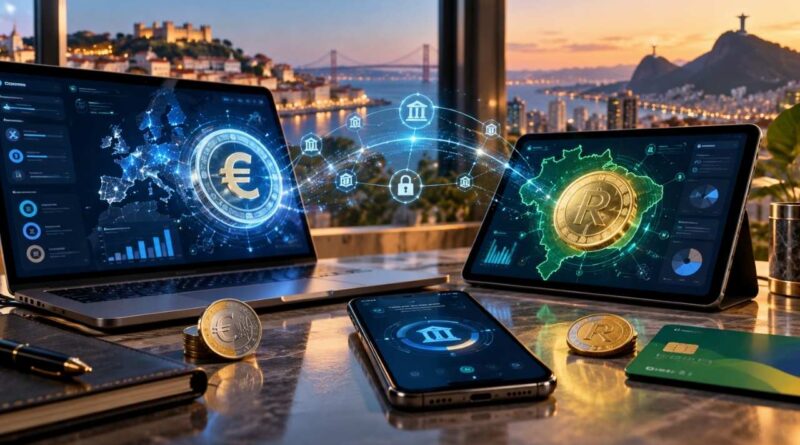 euro digital e Drex
