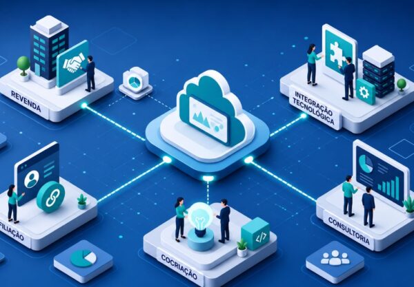 modelos de programas de parcerias SaaS